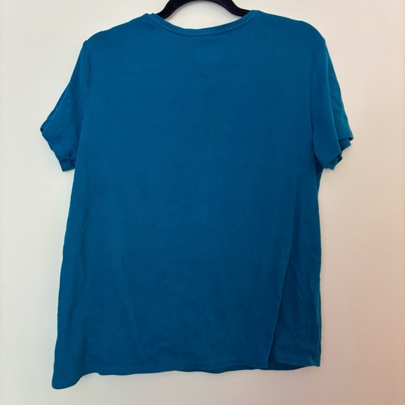 Croft & Barrow Blue Short Sleeve Women's TShirt Size L - Picture 6 of 9